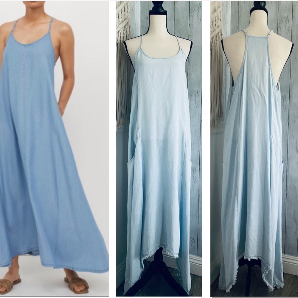 New Seafolly Asymmetrical Beach Maxi Dress